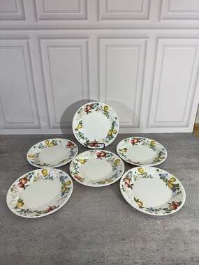Corelle Chutney Swirl Salad Plates Set of 6